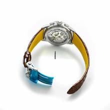 Thumbnail von Breitling AB1510171C1P1 - Premier Manual-winding Blue Dial Stainless Steel Men's Watch </h1>