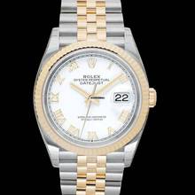 Thumbnail von Rolex Datejust 36 126233 - Datejust 36 White Dial Men's Stainless Steel and 18kt Yellow Gold Jubilee Watch </h1>