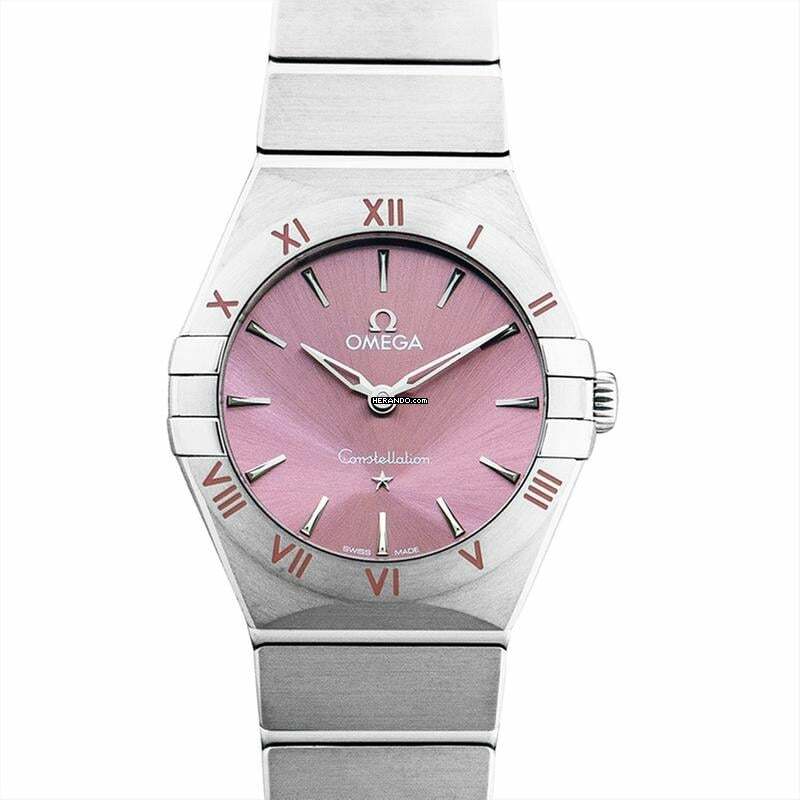  Omega Constellation Ladies 131.10.28.60.11.001 - Constellation Quartz Pink Dial Stainless Steel Ladies Watch </h1> 