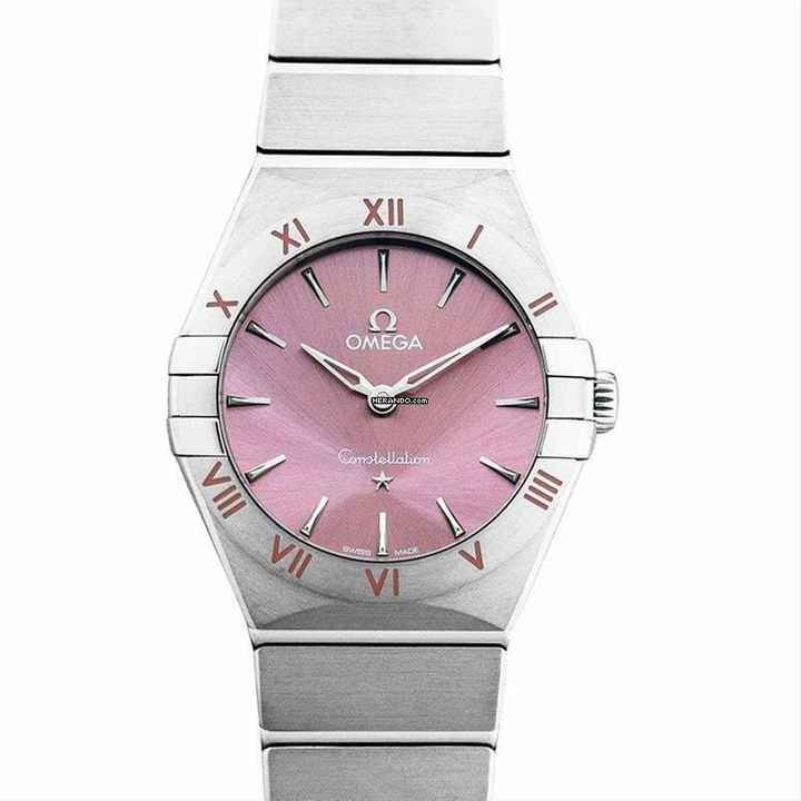  Omega Constellation Ladies 131.10.28.60.11.001 - Constellation Quartz Pink Dial Stainless Steel Ladies Watch </h1> 