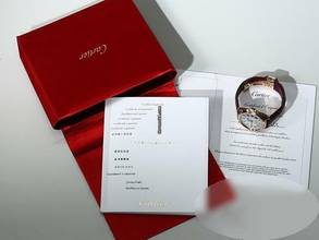 Thumbnail von Cartier Clé de Cartier 35mm Rosegold 750 Diamanten 2015 Leder Damen 18kt Rose Gold </h1>