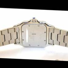 Thumbnail von Cartier Santos Galbée 29mm Quartz 2 Tone 10.20TCW Diamond Watch </h1>