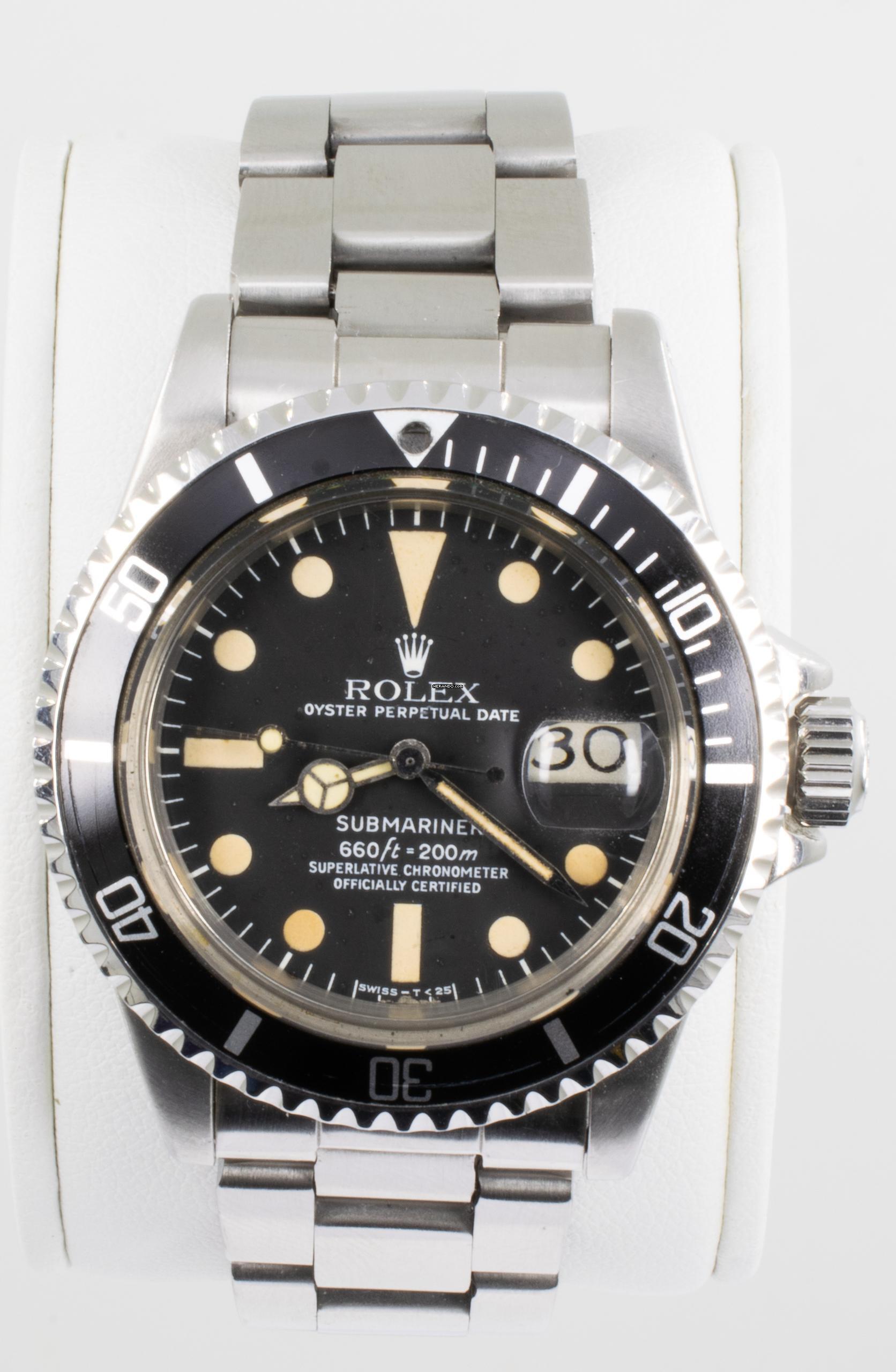 Rolex Submariner Date 1680 5.5 mil series watch only.