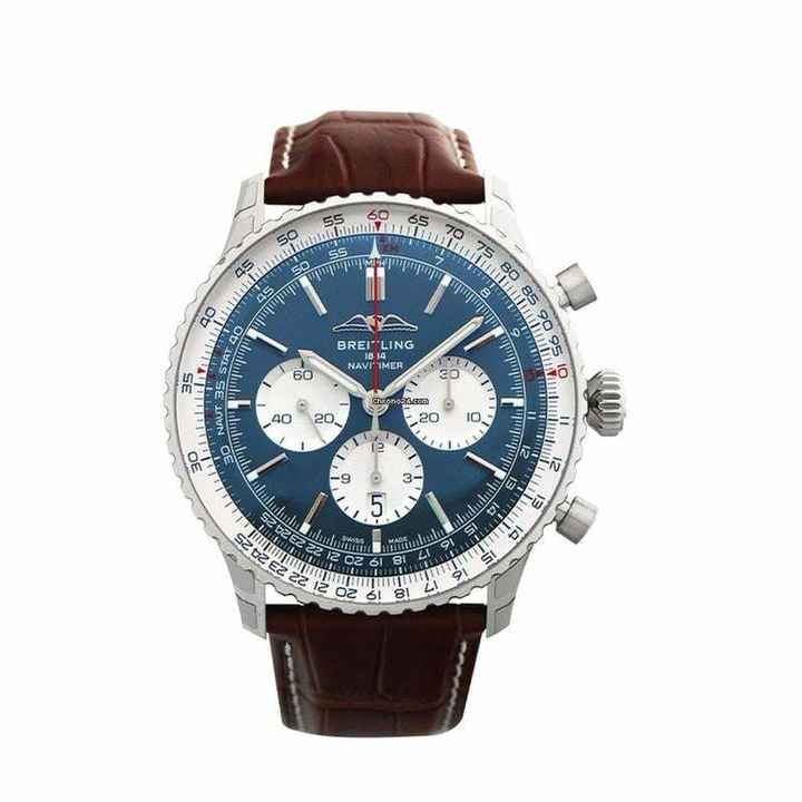  Breitling Navitimer AB0137211C1P1 - Navitimer Automatic Blue Dial Stainless Steel Men's Watch </h1> 