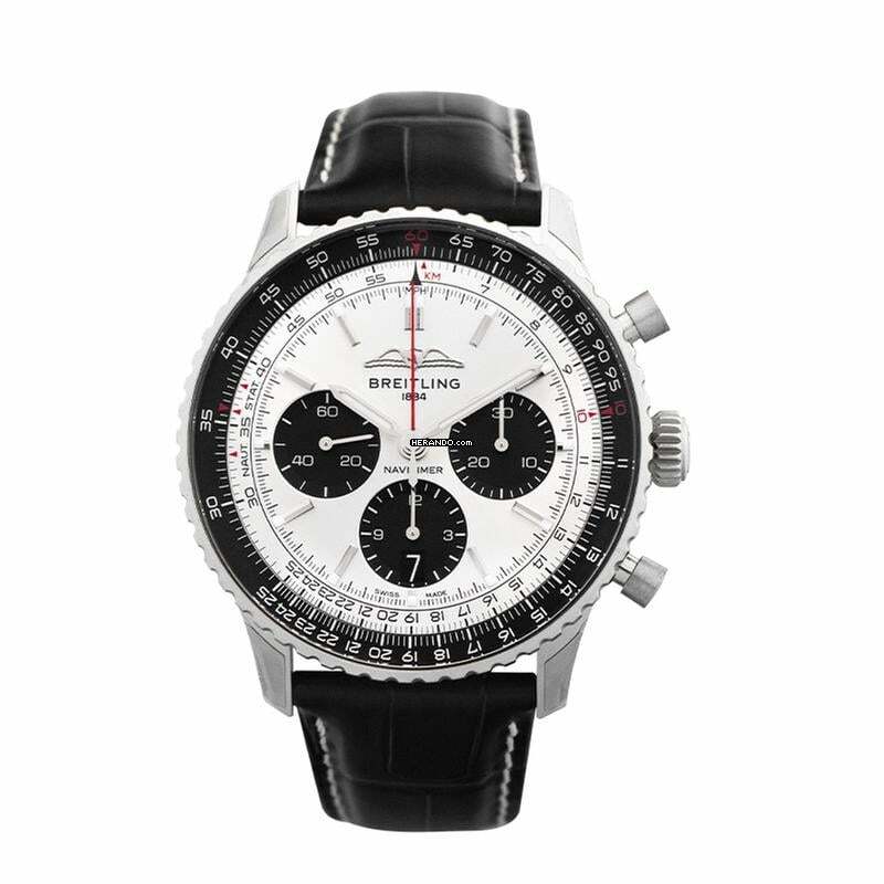  Breitling Navitimer AB0138241G1P1 - Navitimer Automatic Silver Dial Stainless Steel Men's Watch </h1> 