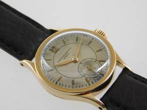 Thumbnail von Patek Philippe Calatrava 96 Sector Dial Vintage Handaufzug 28 mm. Rarität aus 18 Karat Gelbgold