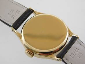 Thumbnail von Patek Philippe Calatrava 96 Sector Dial Vintage Handaufzug 28 mm. Rarität aus 18 Karat Gelbgold