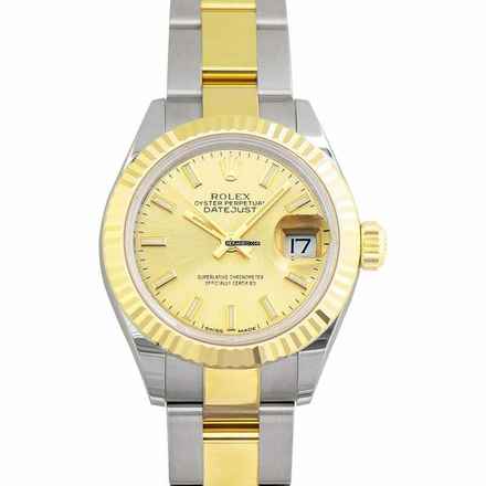  Rolex Lady-Datejust 279173-0002 - Lady Datejust 28 Automatic Champagne Dial 18kt Yellow Gold Oyster Ladies Wat </h1> 