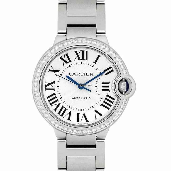  Cartier Ballon Bleu 36mm W4BB0017 - Ballon Bleu de Cartier 36 mm Automatic Silver Dial Stainless Steel Ladies Watch </h1> 