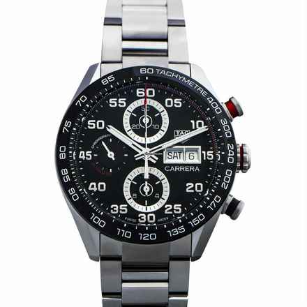  TAG Heuer Carrera CBN2A1AA.BA0643 - Carrera Automatic Black Dial Stainless Steel Men's Watch </h1> 