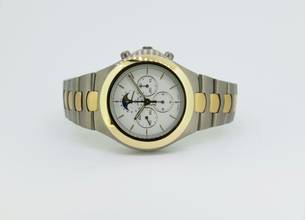 Thumbnail von Omega Speedmaster Teutonic Mondphasen Chronograph Titan / 18Karat Gold TA 345.0810
