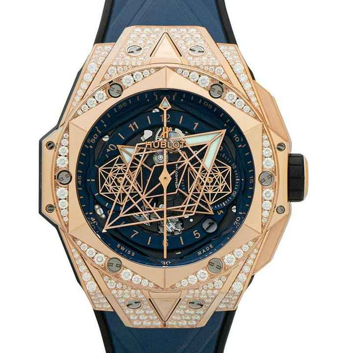  Hublot Big Bang 418.OX.5108.RX.1604.MXM20 - Big Bang Automatic Blue Dial 18kt Rose Gold Men's Watch </h1> 
