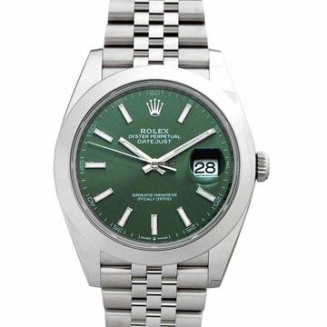  Rolex Datejust 41 126300-0020 - Datejust Automatic Green Dial Stainless Steel Men's Watch </h1> 