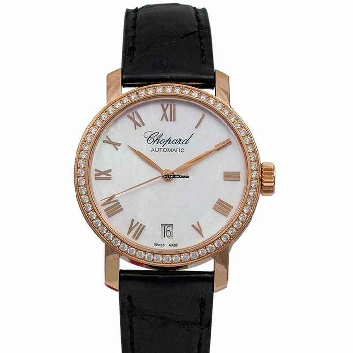 Chopard Classic 134200-5001 - Classic Automatic White Mother of Pearl Dial Rose Gold Men's Watch </h1> 
