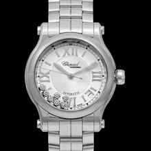 Thumbnail von Chopard Happy Sport 278559-3002 - Happy Sport 36 mm Automatic Silver Dial Diamonds Ladies Watch </h1>