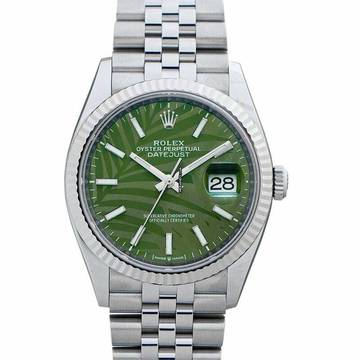  Rolex Datejust 36 126234-0047 - Datejust Automatic Green Dial Stainless Steel Men's Watch </h1> 