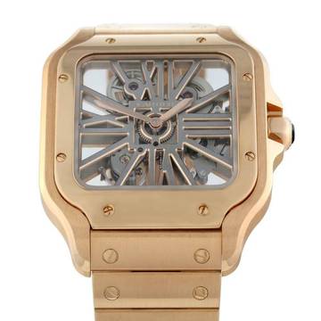  Cartier Santos Skeleton Rosegold </h1> 