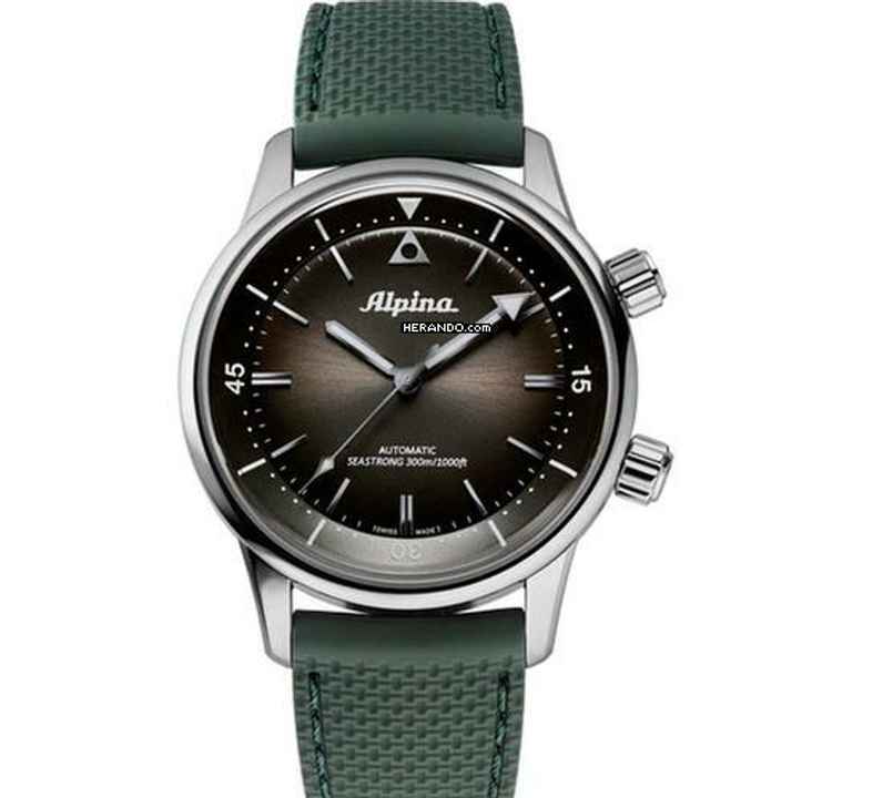  Alpina Seastrong DIVER 300 HERITAGE GREEN GRÜNES ZIFFERBLATT MIT SONNENSCHLIFF </h1> 