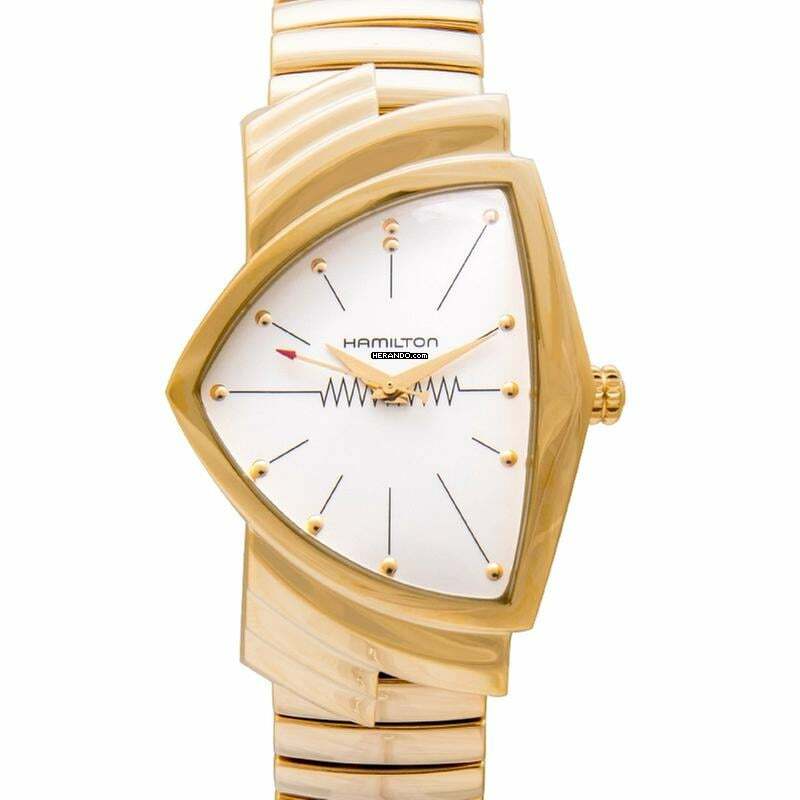 Hamilton Ventura H24301111 - Ventura Quartz White Dial Stainless Steel Men's Watch </h1>