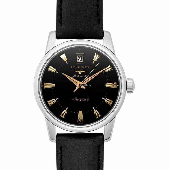  Longines Conquest Heritage L16114522 - Conquest Heritage Automatic Black Dial Unisex Watch </h1> 