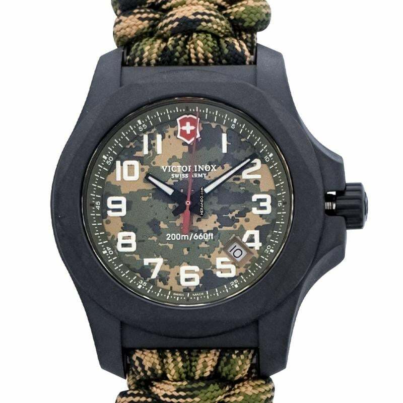 Victorinox 241927.1 - I.N.O.X. Quartz Green Dial Carbon Men's Watch </h1>