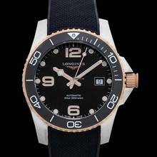 Thumbnail von Longines HydroConquest L37813589 - HydroConquest Automatic Black Dial Stainless Steel Men's Watch </h1>