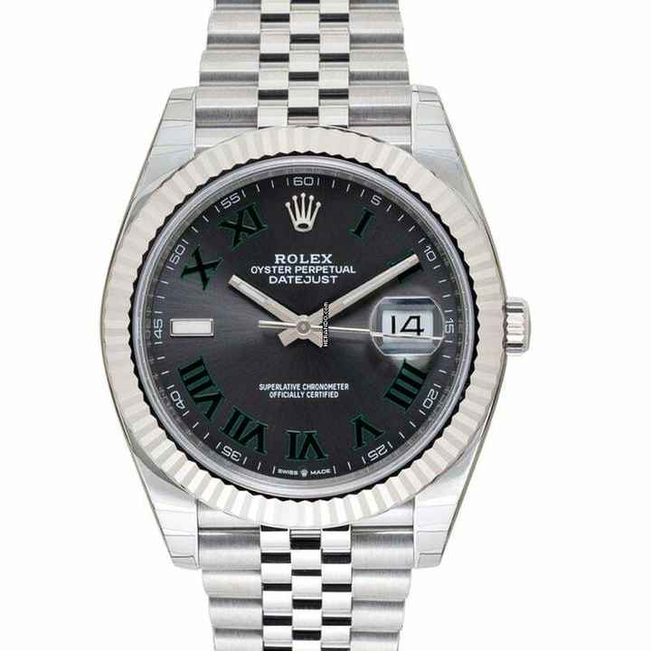  Rolex Datejust 41 126334 - Datejust 41 Grey Steel/18k White Gold 41mm </h1> 