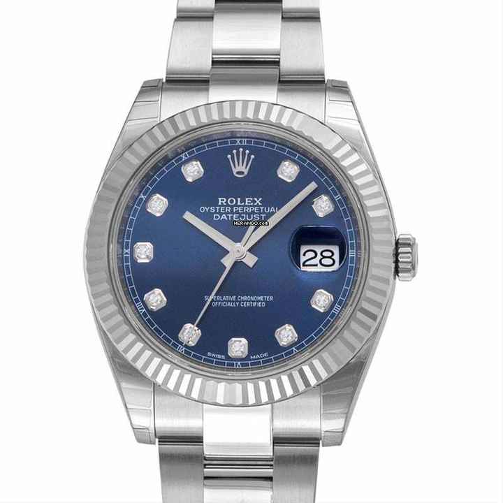  Rolex Datejust 41 126334-0015 - Datejust 41 Blue Steel/18k White Gold Dia 41mm </h1> 