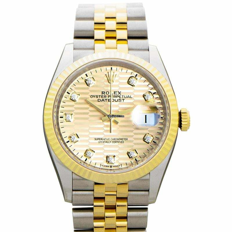 Rolex Datejust 36 126233-0045 - Datejust Automatic Gold-tone Dial Stainless Steel Unisex Watch </h1>
