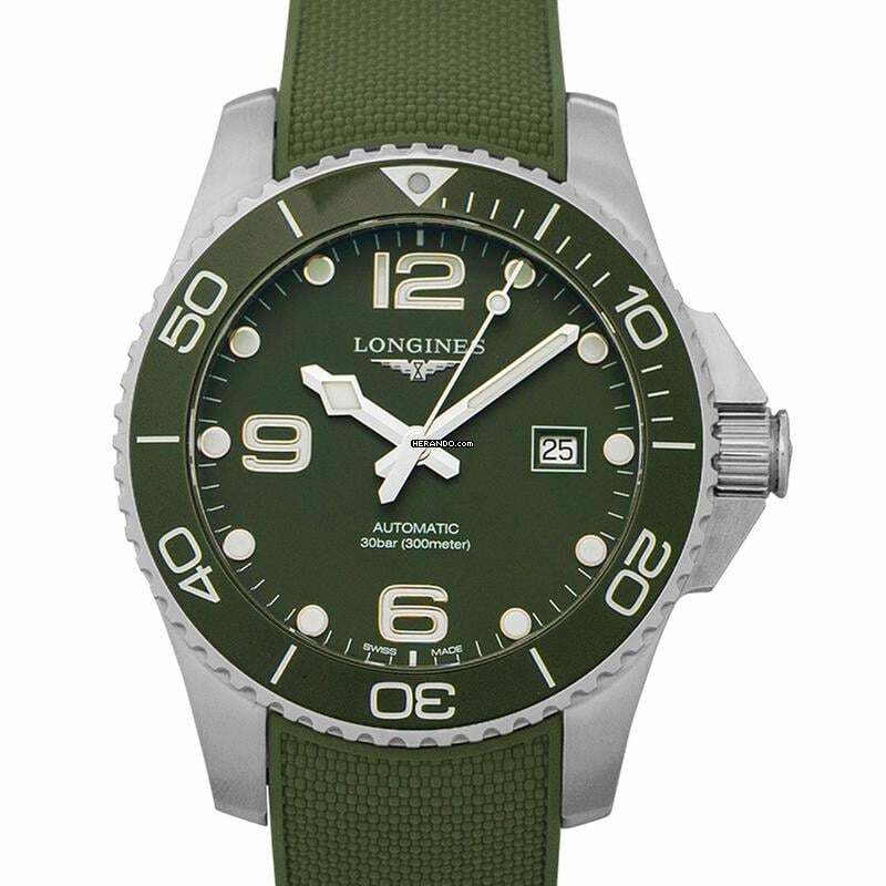  Longines HydroConquest L37824069 - HydroConquest Automatic Green Dial Stainless Steel Men's Watch </h1> 