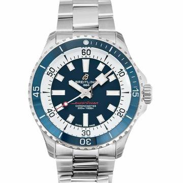  Breitling Superocean A17375E71C1A1 - Superocean Automatic Blue Dial Stainless Steel Men's Watch </h1> 