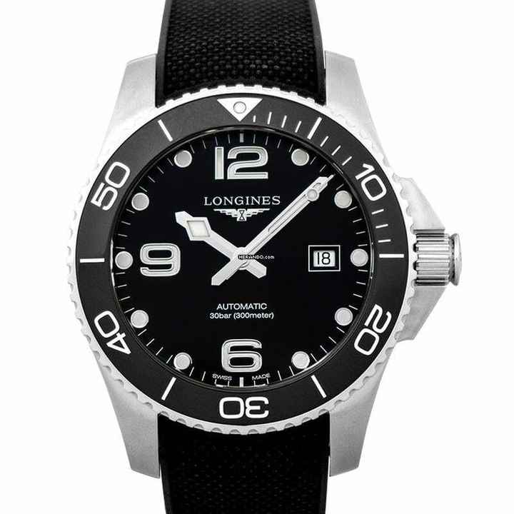  Longines HydroConquest L37824569 - HydroConquest Automatic Black Dial Men's Watch </h1> 