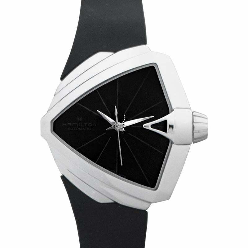  Hamilton Ventura H24105330 - Ventura Automatic Black Dial Stainless Steel Men's Watch </h1> 