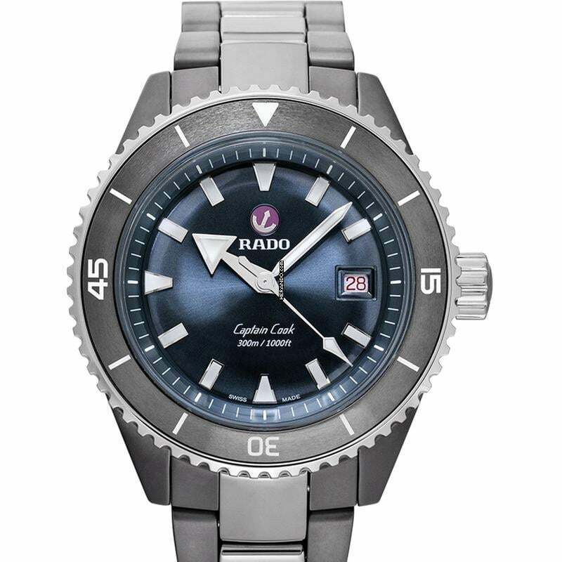  Rado HyperChrome Captain Cook R32144202 - Captain Cook Automatic Blue Dial Ceramic Men's Watch </h1> 