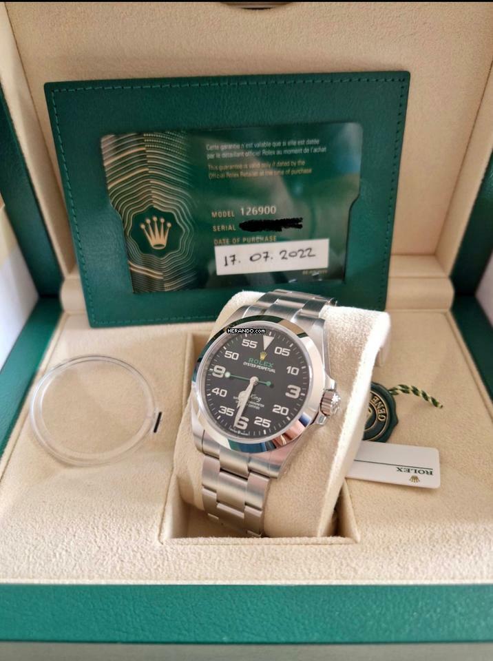 Rolex Air King 126900 fully sticked Fullset new 07/22 </h1>