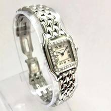 Thumbnail von Cartier Panthère 23mm Quartz Steel 0.32TCW DIAMOND Watch </h1>
