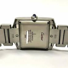 Thumbnail von Cartier Tank Française Automatic 28mm Steel 0.85TCW DIAMOND Watch </h1>