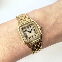 Thumbnail von Cartier Panthère 23mm 18K Yellow Gold ~0.4TCW DIAMOND Watch </h1>