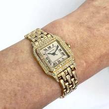 Thumbnail von Cartier Panthère 23mm 18K Yellow Gold 3.2TCW Diamond Watch </h1>