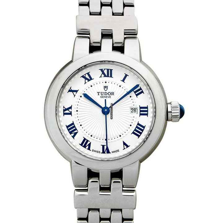  Tudor Clair de Rose 35500-0001 - Clair de Rose 30 Stainless Steel Automatic Silver Dial Ladies Watch </h1> 