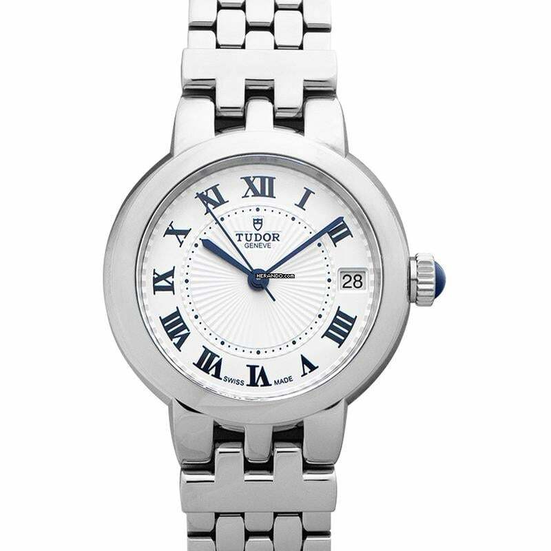  Tudor Clair de Rose 35800-0001 - Clair De Rose Automatic Silver Dial Stainless Steel Ladies Watch </h1> 