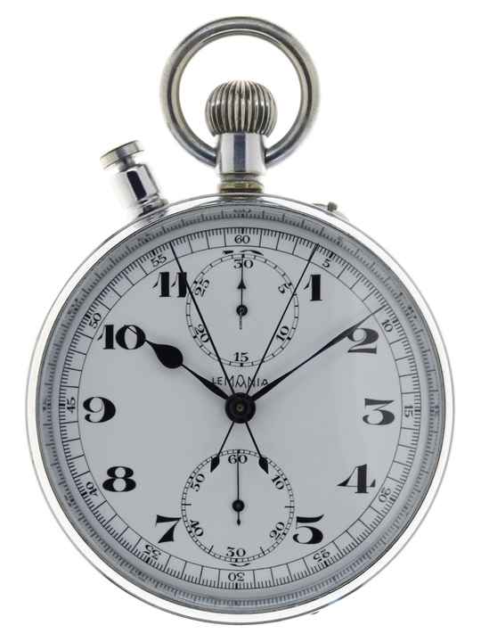  Lemania Gents Pocket Watch Split Second Chronograph Rattrapante </h1> 