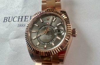 Thumbnail von Rolex Sky-Dweller 326935 Sky-Dweller Rose ZB Rhodium Stickers NEU LC 100 Juli 2022 Box + Papiere