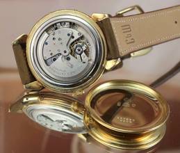 Thumbnail von Movado CALENDOMATIC OVERSIZE 38MM RARE VINTAGE 18K GOLD