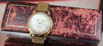 Thumbnail von Movado CALENDOMATIC OVERSIZE 38MM RARE VINTAGE 18K GOLD