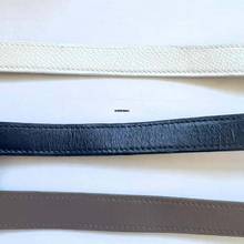 Thumbnail von Hermès Heure H 25mm Two Tone 0.91TCW DIAMONDS Hermès Double Tour Brown Leather Band  Watch </h1>