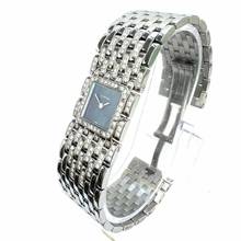 Thumbnail von Cartier Panthère RUBAN Quartz Steel ~1.32TCW DIAMOND Watch Blue MOP Dial  </h1>