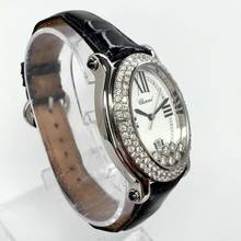 Thumbnail von Chopard Happy Sport 30mm Quartz Steel 7 Floating DIAMONDS ~3TCW Diamond Watch </h1>