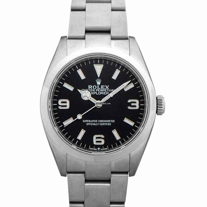  Rolex Explorer 124270-0001 - Explorer Automatic Black Dial Stainless Steel Men's Watch </h1> 