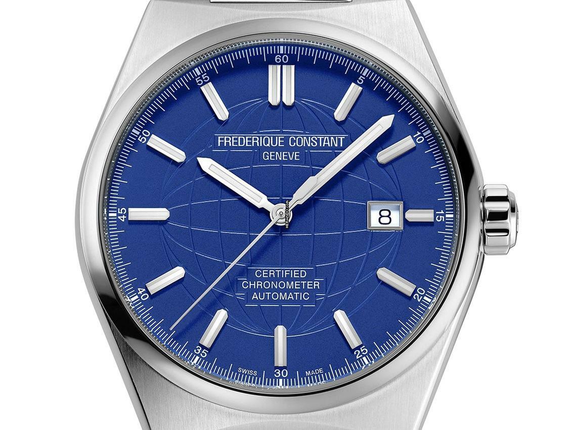  Frederique Constant Highlife Automatic COSC Stahl Automatik Chronometer Armband Stahl 41mm Ref.FC-303N4NH6B Box&Pap. Full Set Neu  